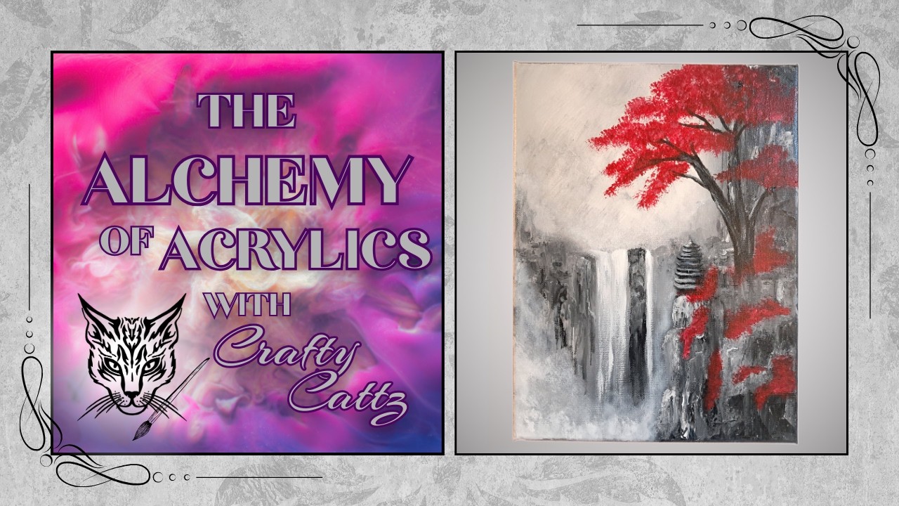 The Alchemy of Acrylics ~ Where Silence Falls  ~  Fantasy Art
