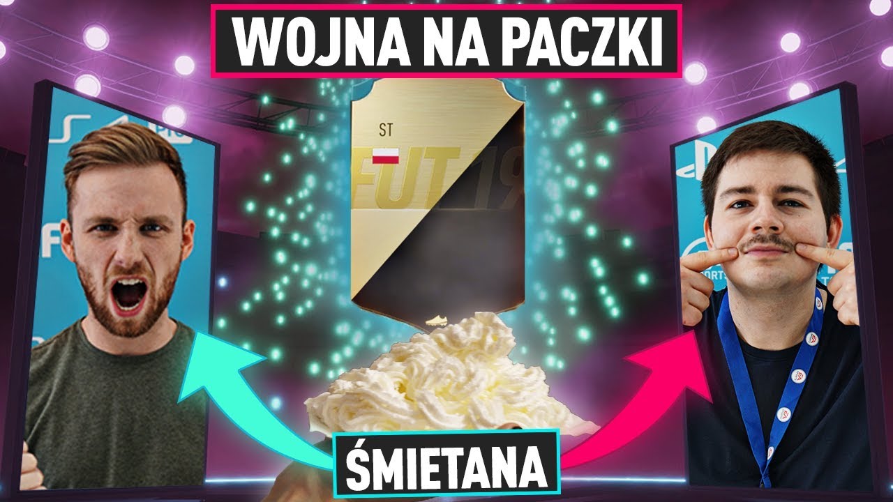 WOJNA NA PACZKI VS JUTANDEJ! ŚMIETANOWA KARA! FIFA 19