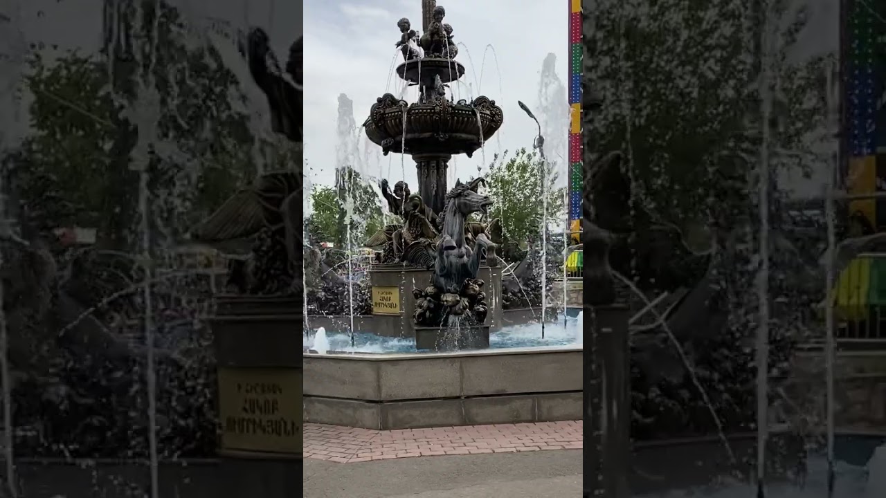 Fountain in Victory Park #Yerevan #Armenia #shorts