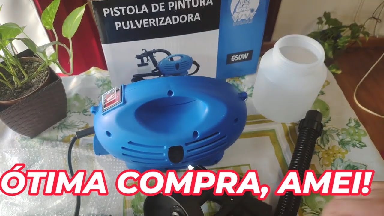 Pistola de Pintura Paint Pro 650W – Vale a Pena? (Review Real e Teste Prático)