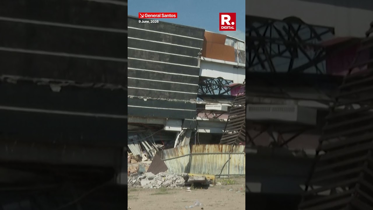 A Large Market in General Santos, Among Structures Heavily Damaged in Earthquake