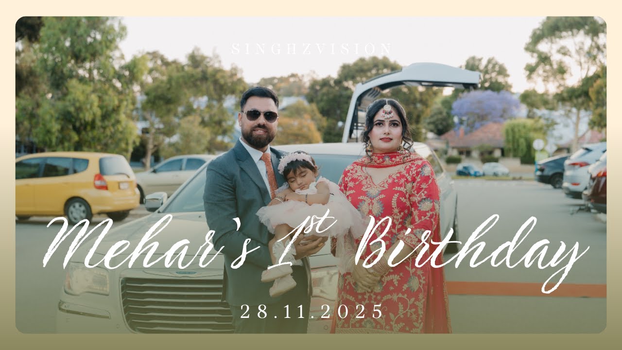 MEHAR'S 1ST BIRTHDAY | BEST PUNJABI CINEMATIC BIRTHDAY HIGHLIGHT 2025 | PUNJABI BABY BIRTHDAY SONG