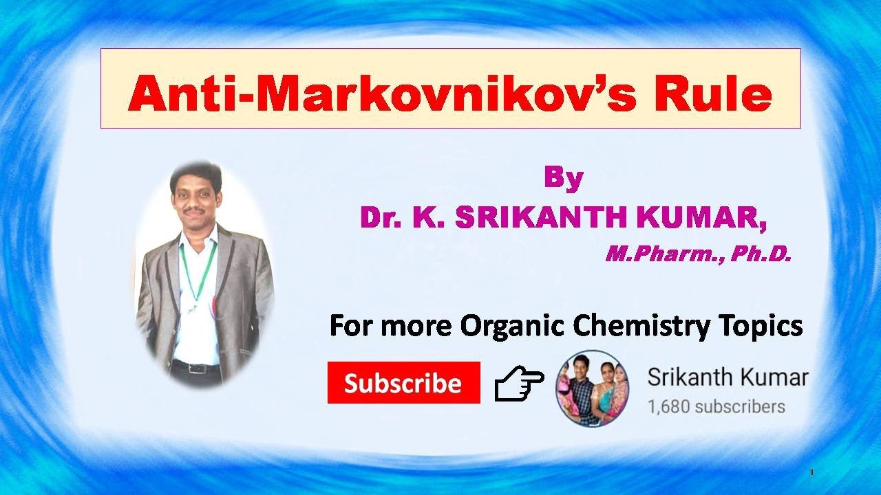 Anti-Markovnikov's Rule