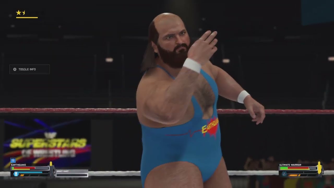 Суперзвезды WWF: Землетрясение 🆚 Ultimate Warrior