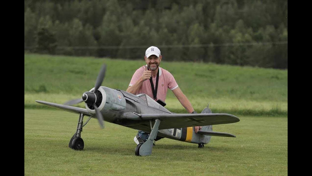 SisT FW 190A flying at Warbirds and Classics over Evje 2024