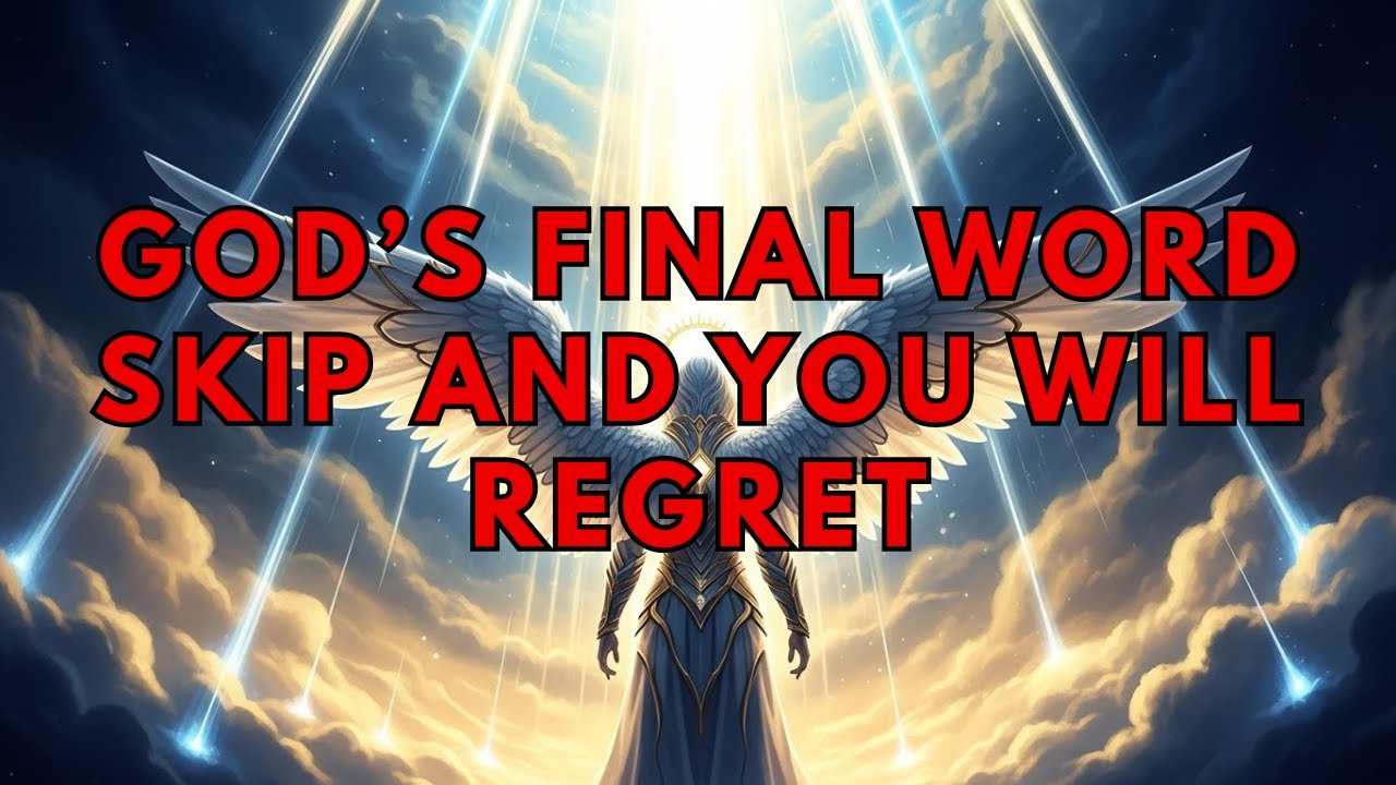 CHOSEN ONE, GOD’S WEEPING AS HE SHARES THIS - DON’T SKIP OR YOU’LL REGRET