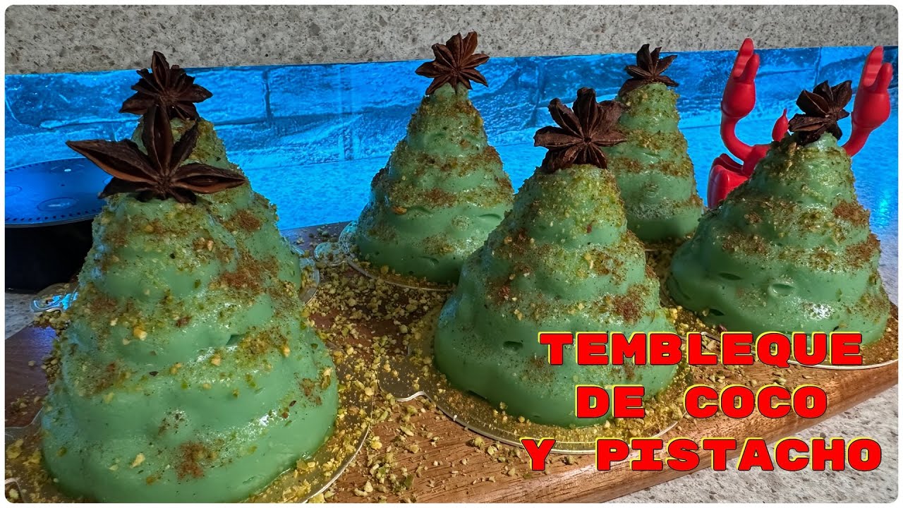 Tembleque de Coco y Pistacho