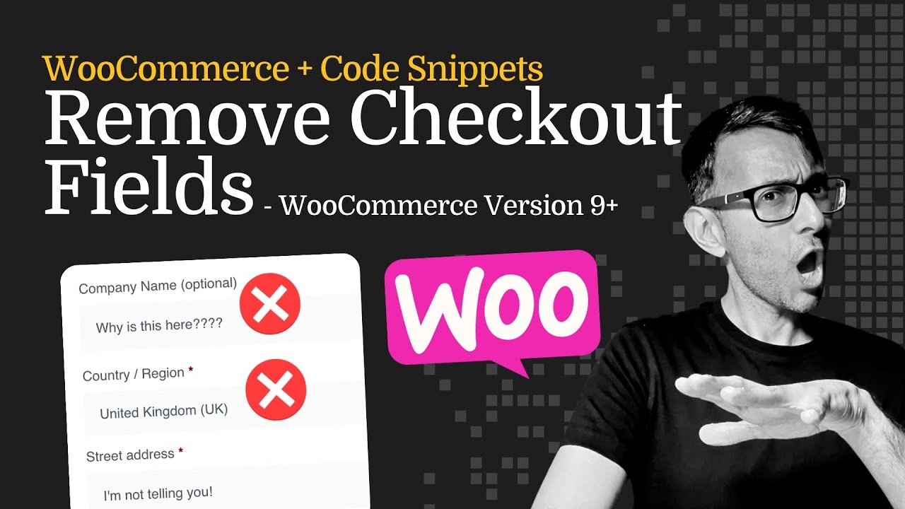 Удалить поля оформления заказа в WooCommerce &mdash; обновлено в 2025 г.