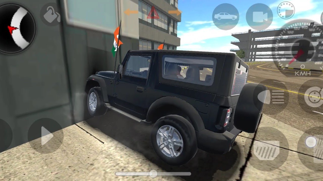 indian cars simulator 3d game new update ||  Thar stand 🚘 #indiantractor3d #3dgaming #games
