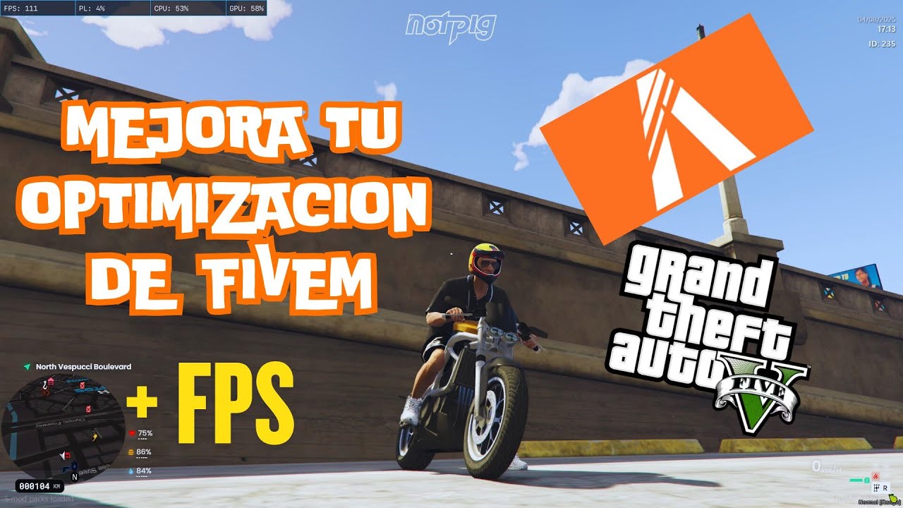 LA MEJOR OPTIMIZACION DEL GTAV PARA FIVEM  #gta #fivem #gaming