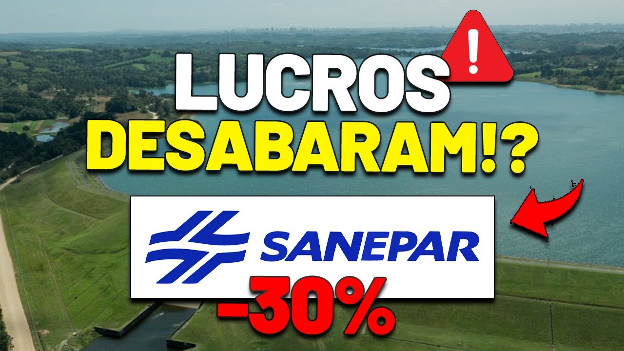 BRUSCA QUEDA nos LUCROS da SANEPAR e AUMENTO no ENDIVIDAMENTO | RESULTADOS 2T25 SAPR4 SAPR11 SAPR3