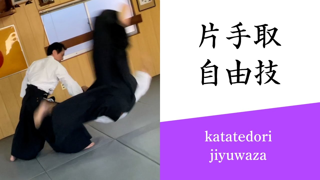 合気道基本技編「片手取 自由技」（審査ニ級～）
