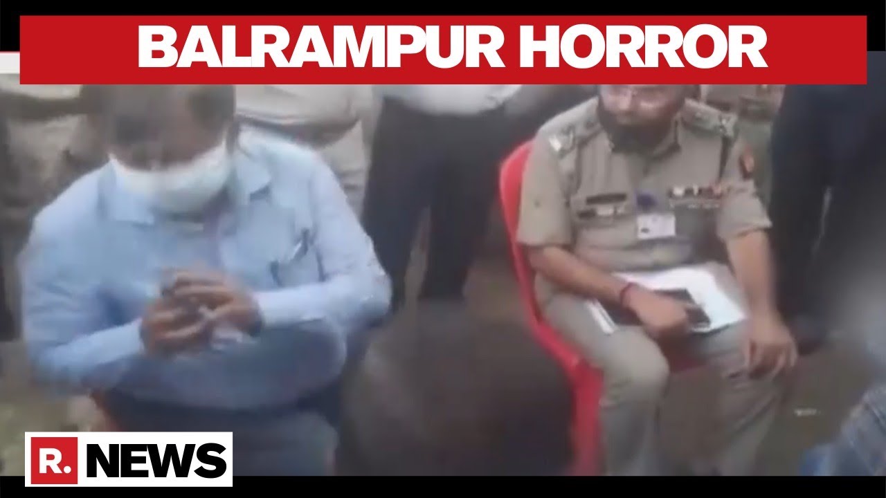 Uttar Pradesh State Officials Visit Balrampur Rape Victim's Family