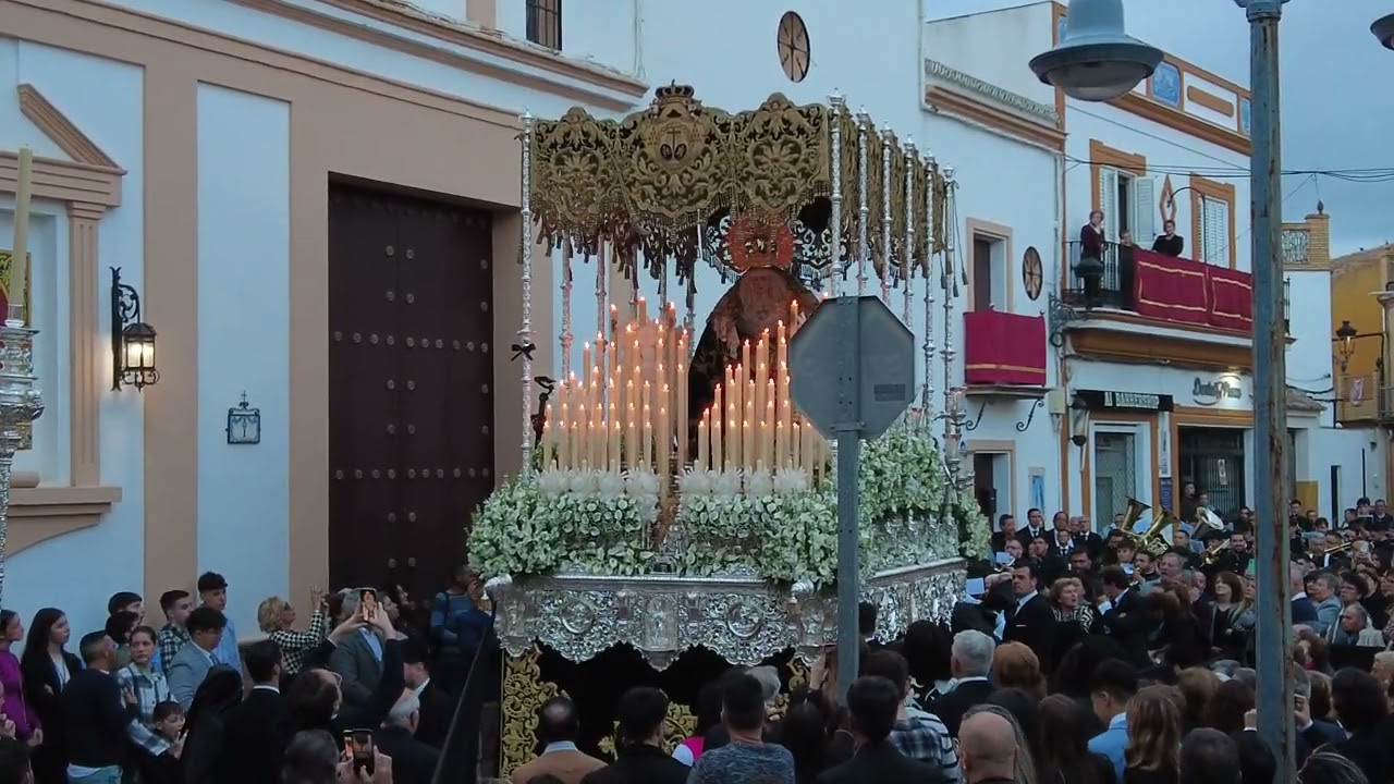 VIERNES SANTO,HDAD SOLEDAD BENACAZON,SALIDA NTRA SRA SOLEDAD,18 ABRIL 2025,NENO1957HUEVAR