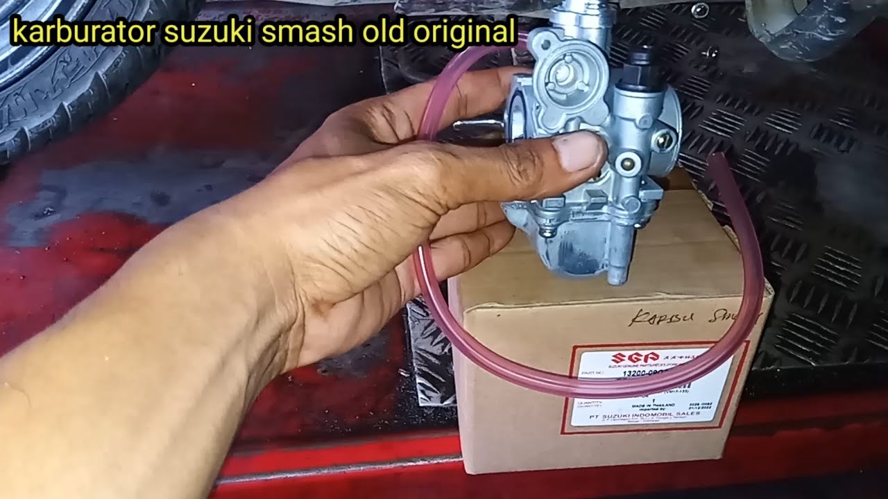 Karburator suzuki smash original memang bukan kaleng-kaleng bosku