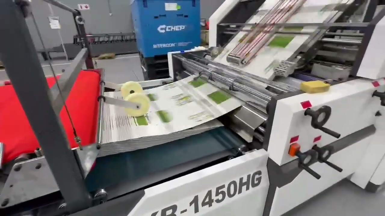 YB-1450HGS High Speed Servo Flute Lamintor installed in South Africa
