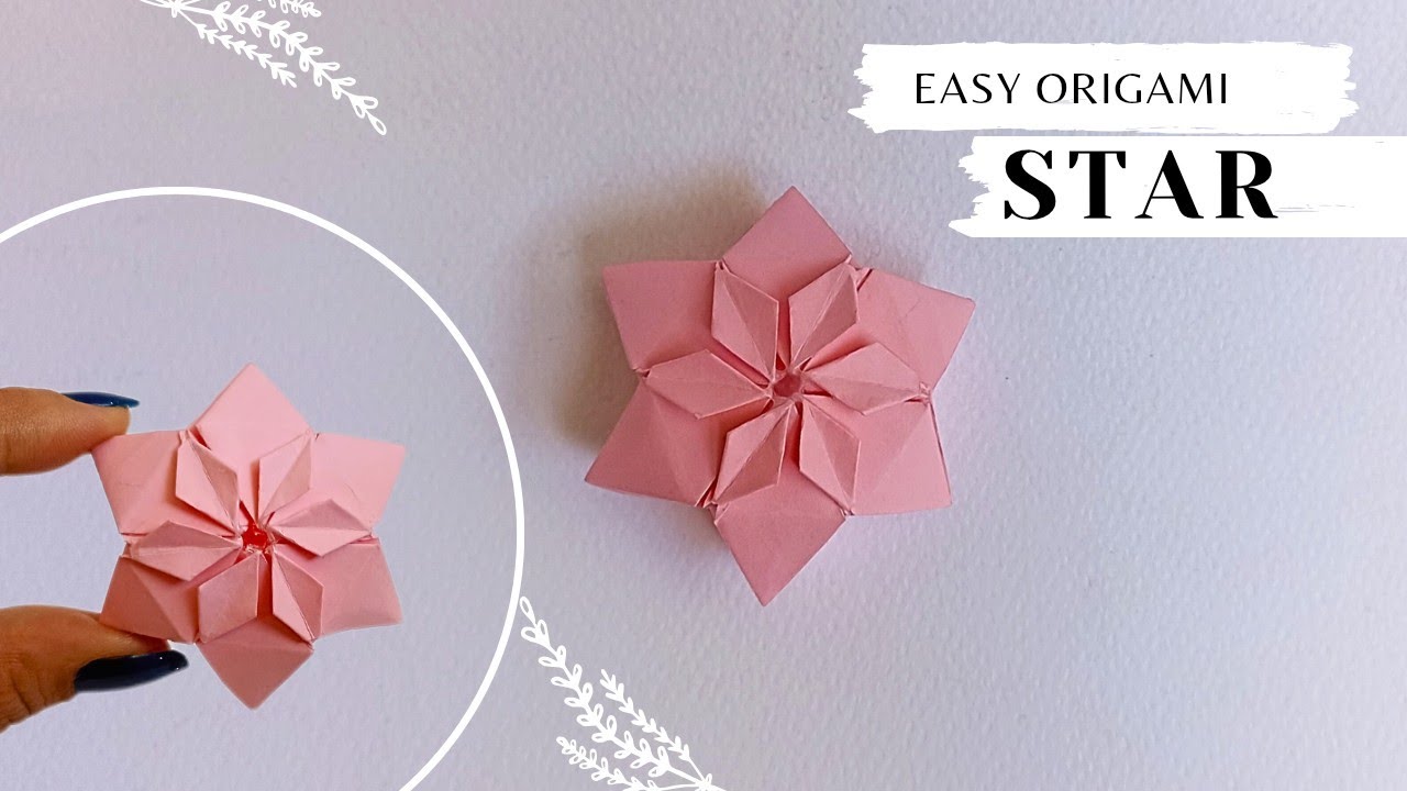 DIY Puffy Origami Star &ndash; Cute 3D Paper Star Tutorial for Beginners