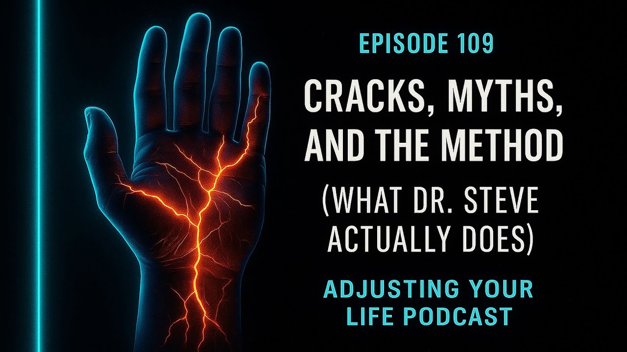 Adjusting Your Life Podcast 109: Cracks, Myths, and the Method (What Dr. Steve Actually Does)