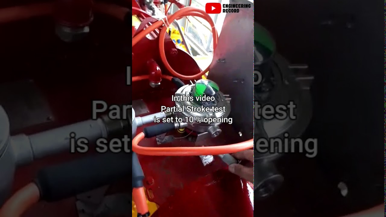 Partial Stroke Test Demo for Shutdown Valve