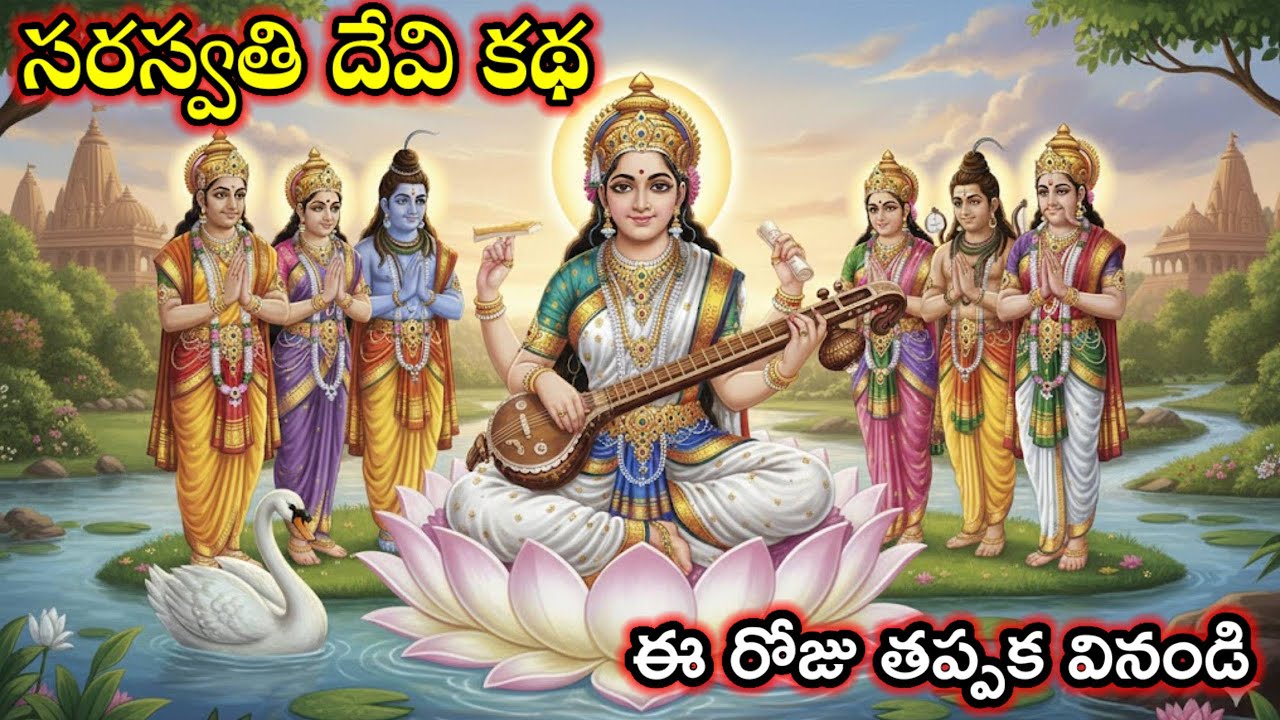 వసంత పంచమి కథ||Vasantha Panchami story in Telugu ||Saraswathi Devi Story #vasantpanchami #saraswati