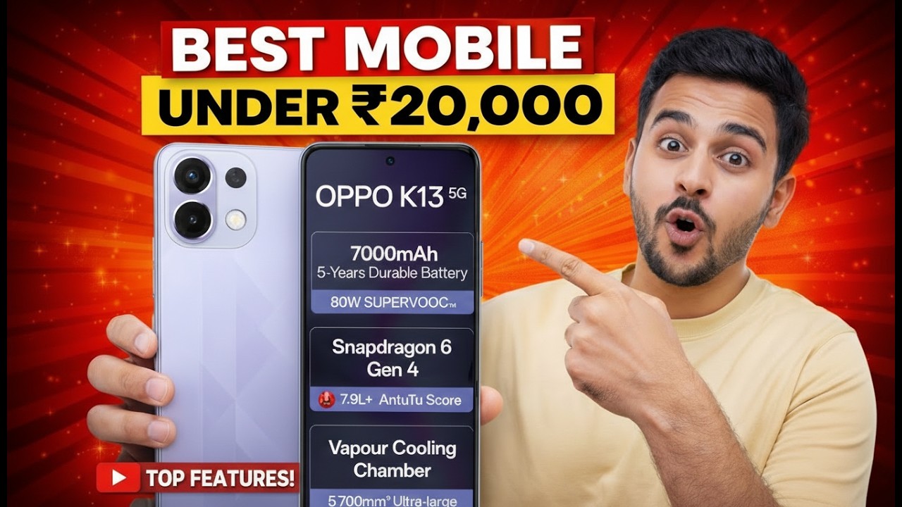 Best Mobile Under ₹20,000 in 2026 🔥 OPPO K13 5G Full Review