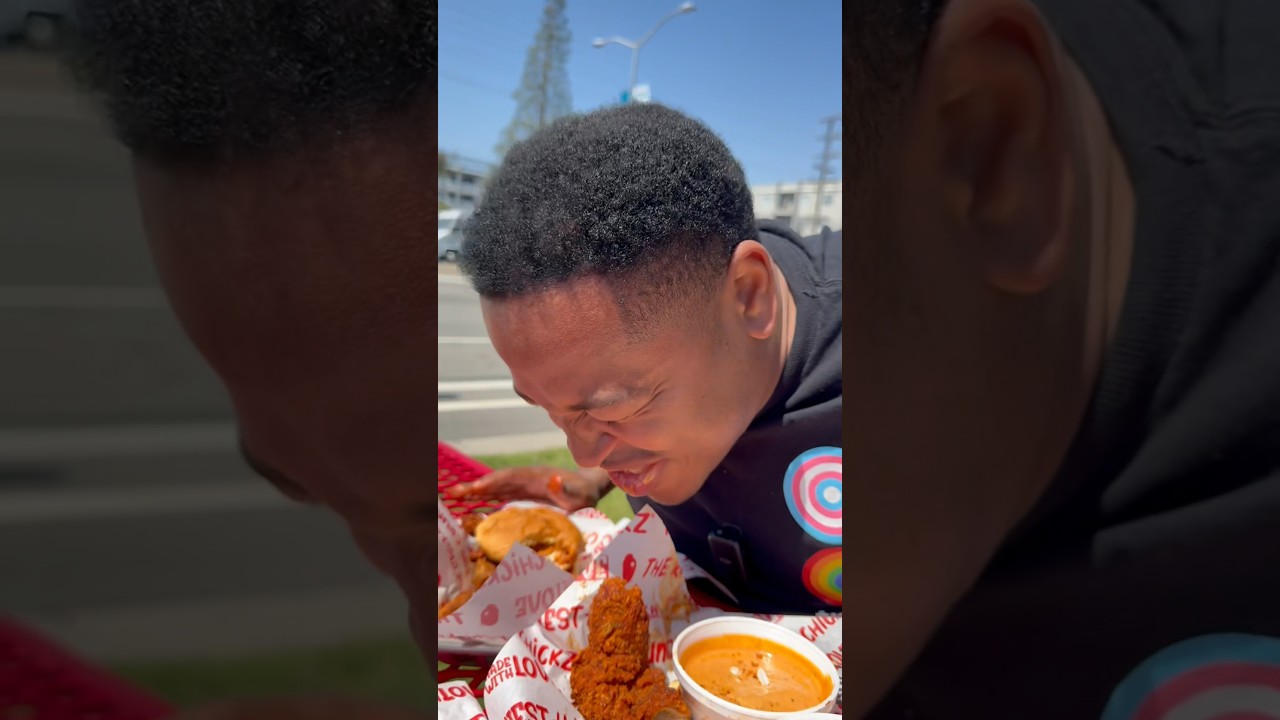 This One Hurt&hellip;Spicy Chicken Tender Challenge #foodie #foodchallenge #friedchicken #losangeles #la