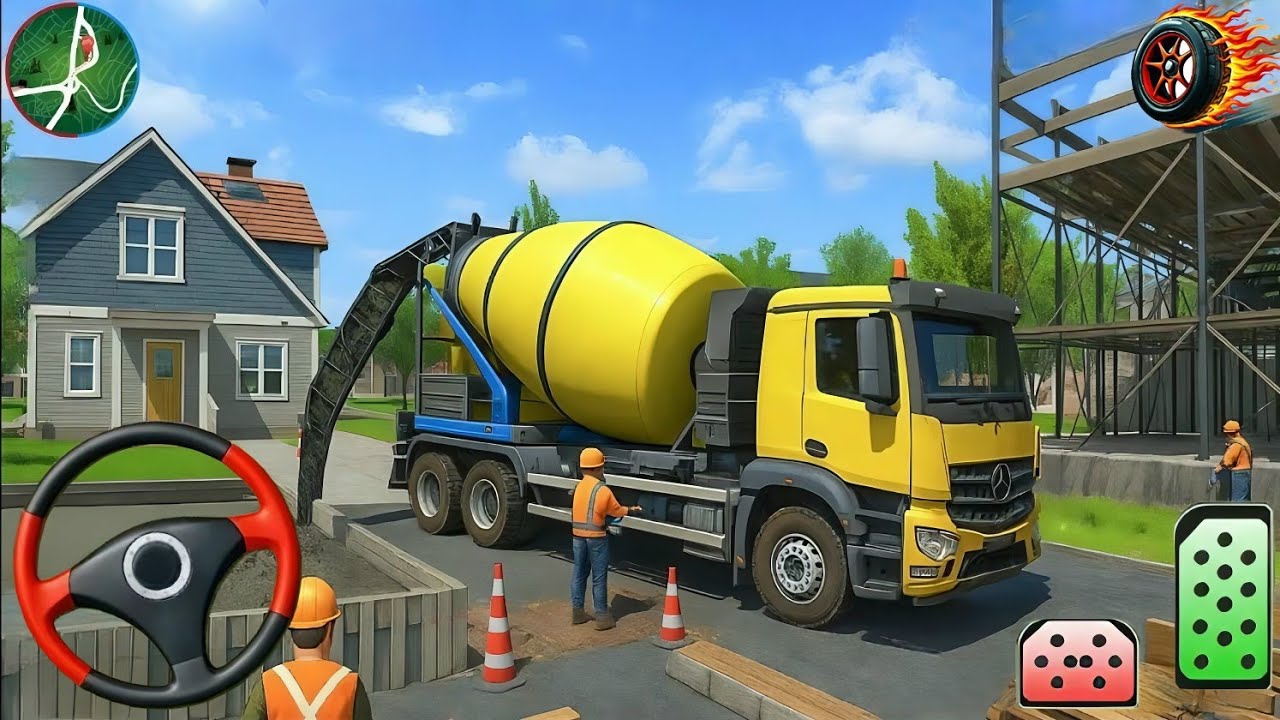 City Construction Game 3D _ Use Heavy Mining Machinery In Construction Game _ Android Gameplay 