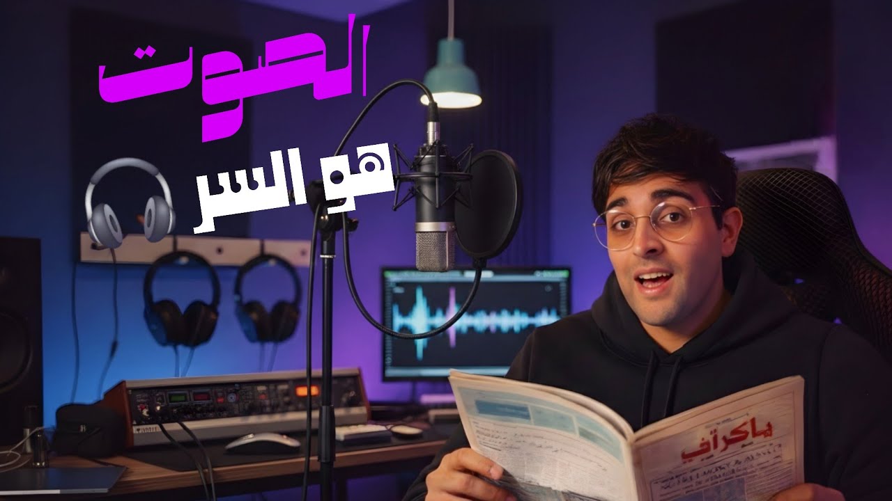 لو صوتك مش احترافي في الفيديوهات أو التسجيل… فالفيديو ده معمول ليك 🎤🔥