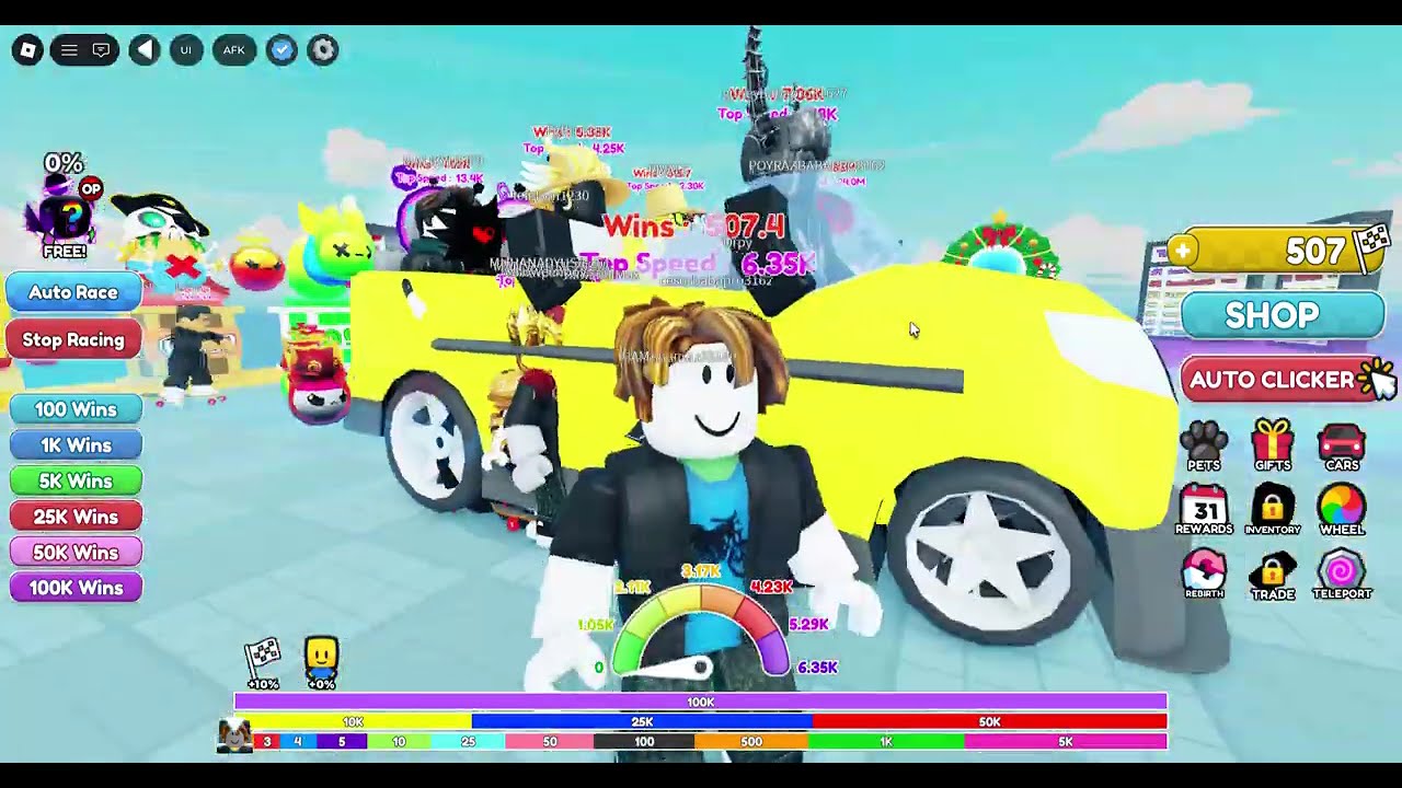 playing race clicker simulator THANKS GUYS