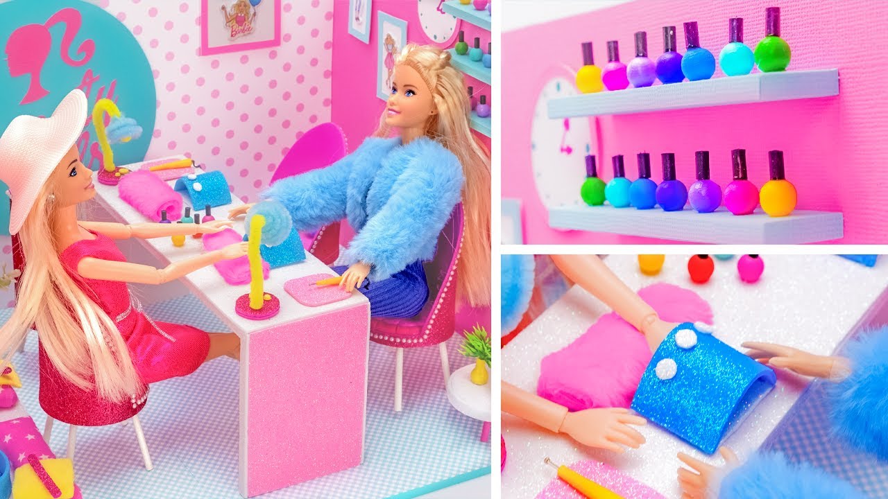 Крутые поделки! Маникюрный салон Барби 💅✨💖 Преображаемся вместе!