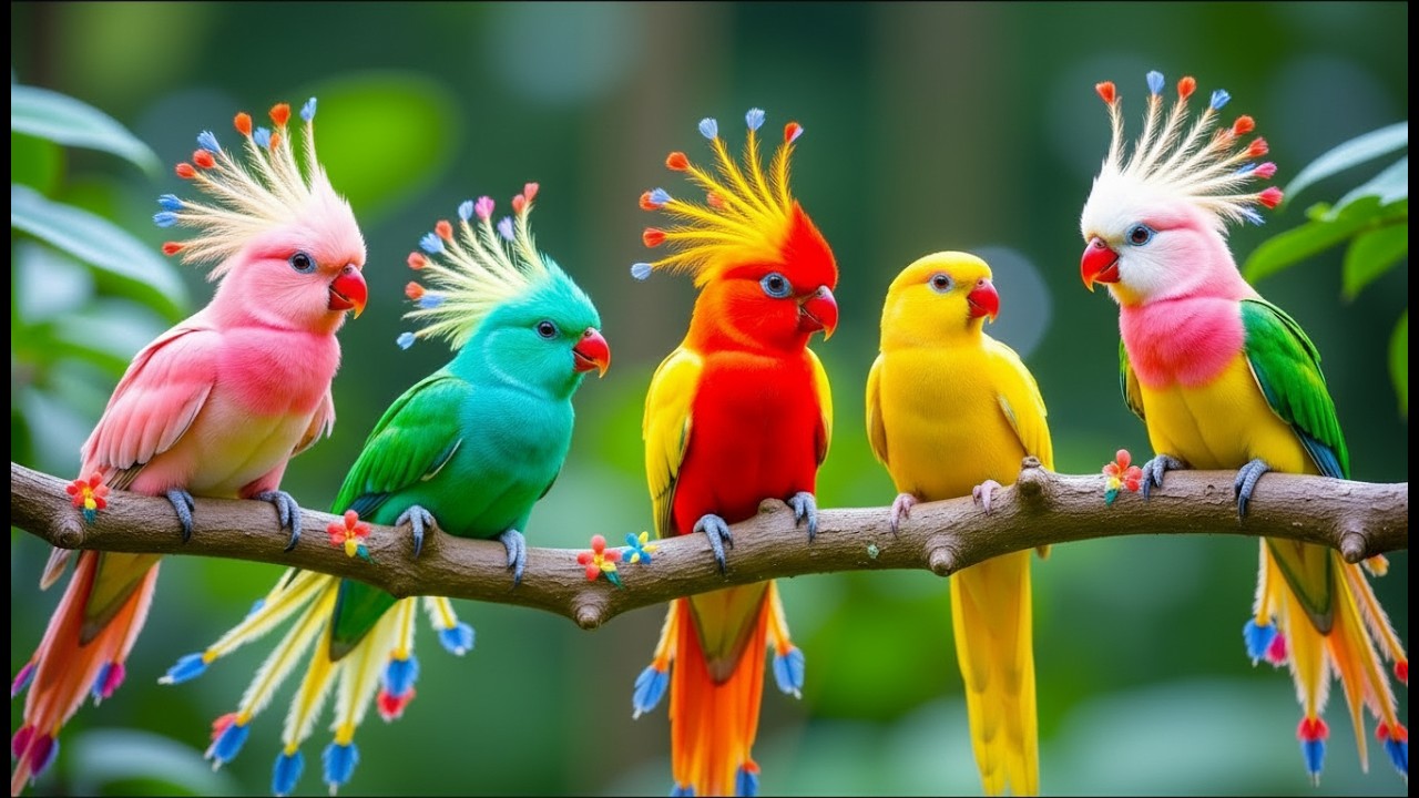 Nature Bird Ambience 🌲 Deep Focus • Calm Mind • Better Concentration | 4K ASMR • Calm Nature