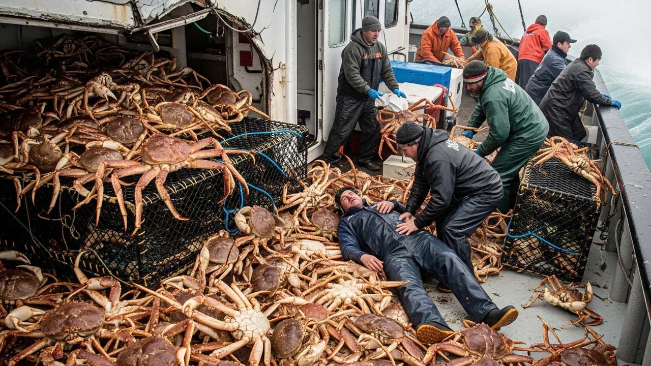 A Dura Realidade Por Tr&aacute;s Da Pesca De Milhares De Caranguejos Gigantes Nos EUA