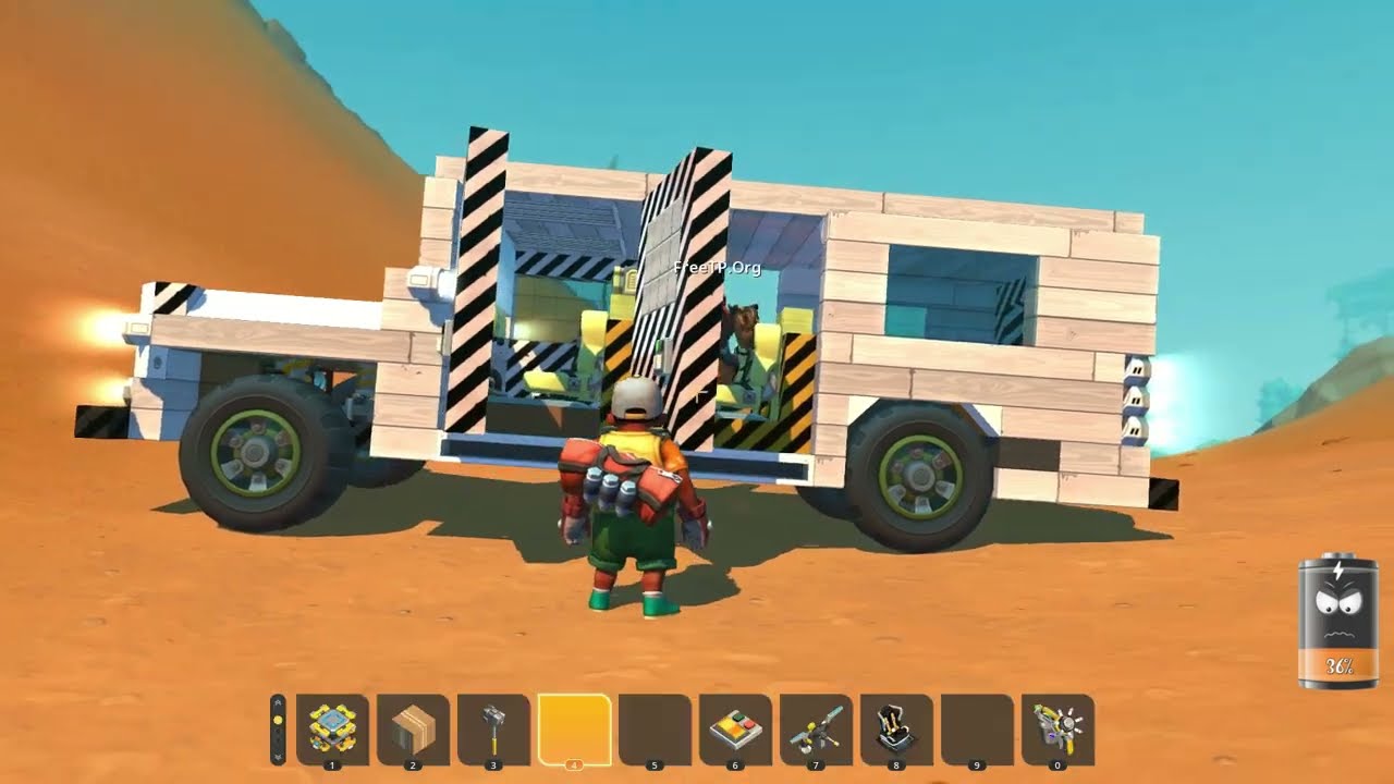 Scrap Mechanic TEST AUTO 2🎬  WHO WILL COME TO THE MOUNTAIN✅