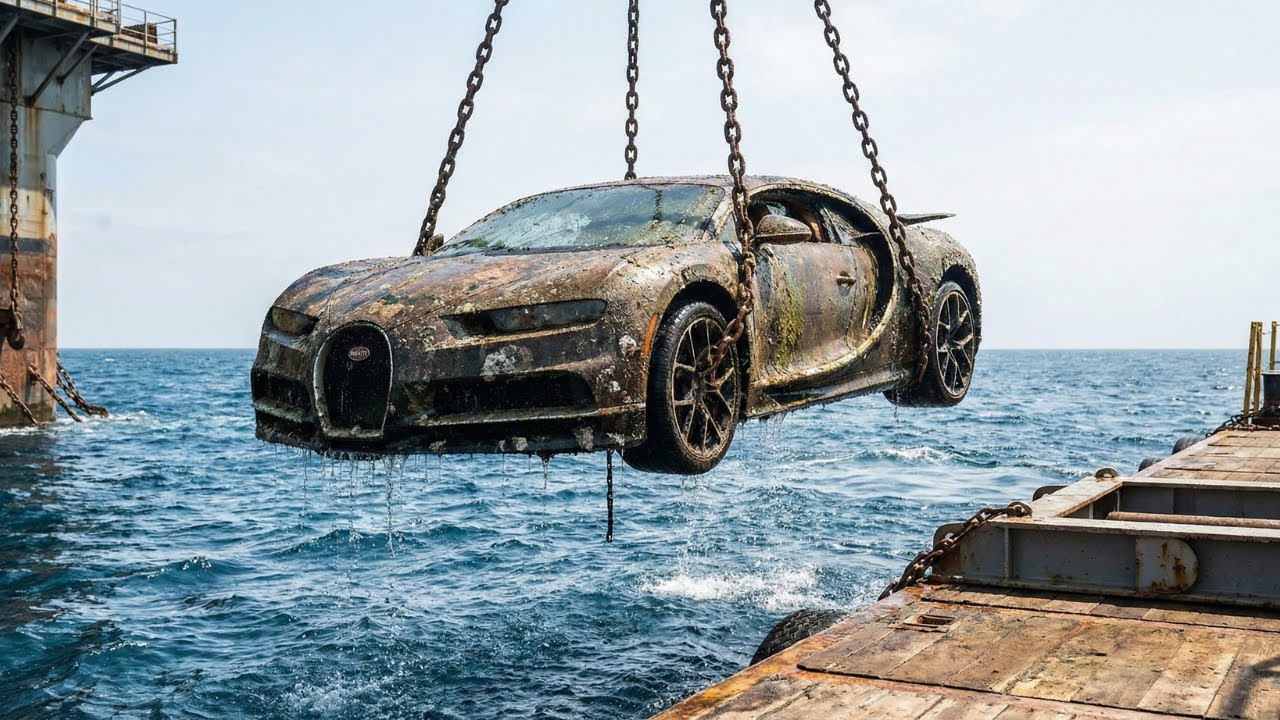 Deep Sea Treasure: The “Ronaldo Bugatti” Mystery Container Found Underwater