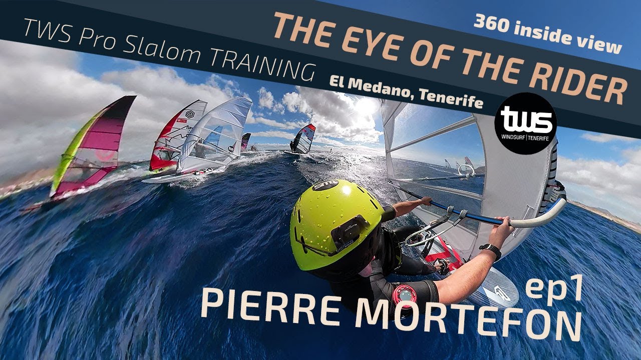 The Eye of The RIDER - Pierre Mortefon - TWS Pro Slalom Training Inside 360 view
