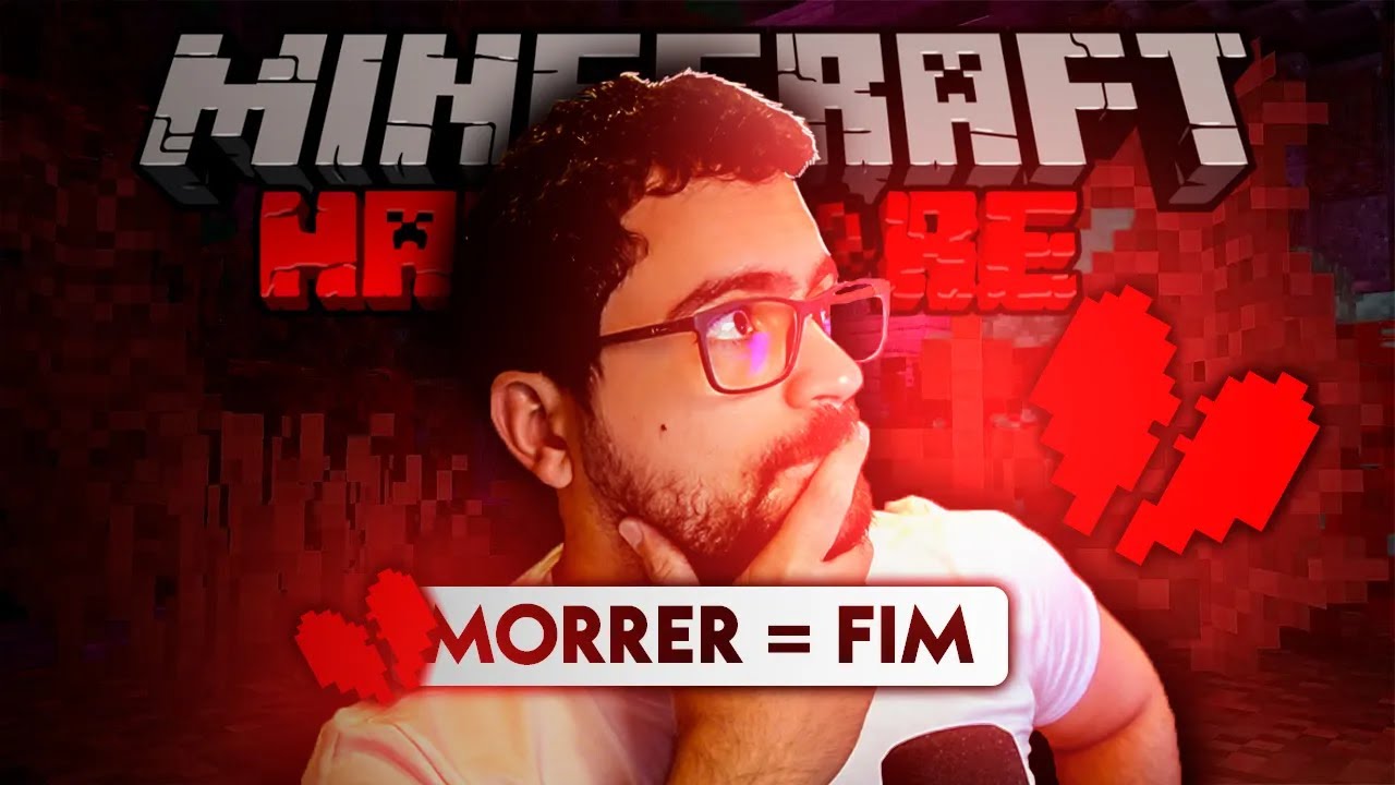 Tentei zerar o MINECRAFT no HARDCORE (na minha SEGUNDA VEZ JOGANDO)