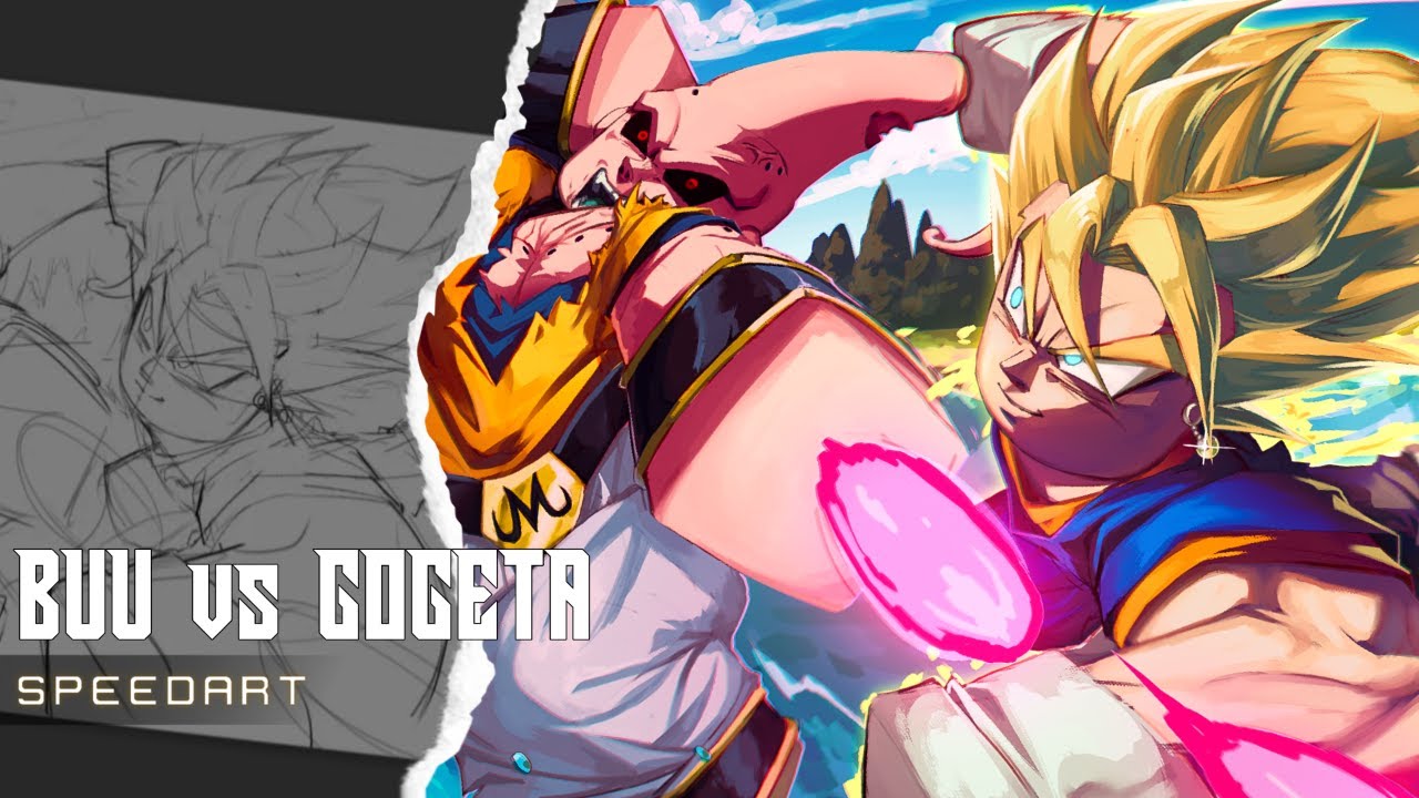 Vegito Vs Buuhan speedart... but its roblox