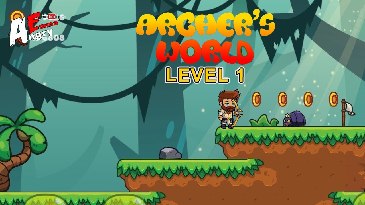 Archer's World - Level 1 / Gameplay Walkthrough (Android, iOS)
