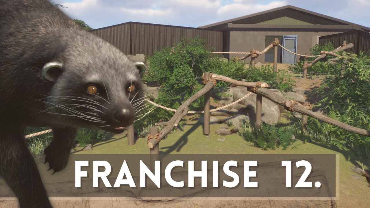 BINTURONG HABITAT! Lakefield Zoo #12 Franchise Hard Mode Binturong Enclosure Planet Zoo