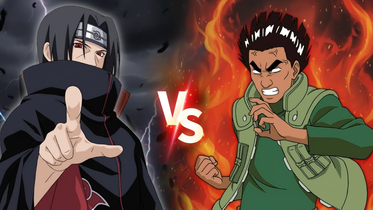 Itachi Uchiha vs Might Guy | Full Power Battle | Who Wins? | Hindi Explanation