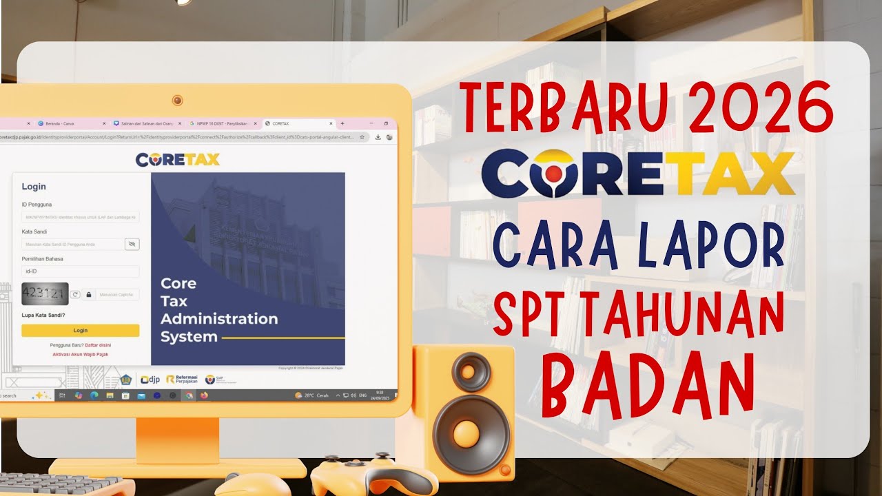 GRATIS!! Tutorial Lapor Pajak Badan 2026 di Coretax  DJP|| Cara Cepat Lapor SPT Tahunan Badan Online