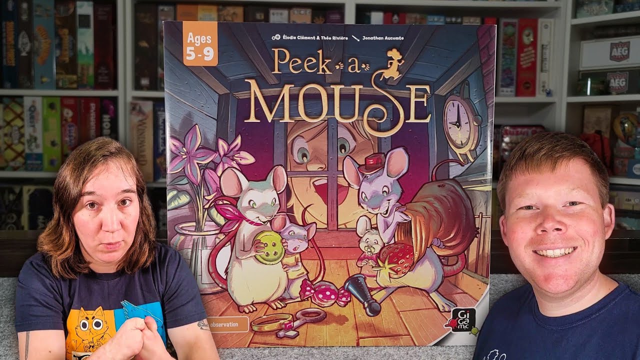 Board Game Vlog! (Peek a Mouse)