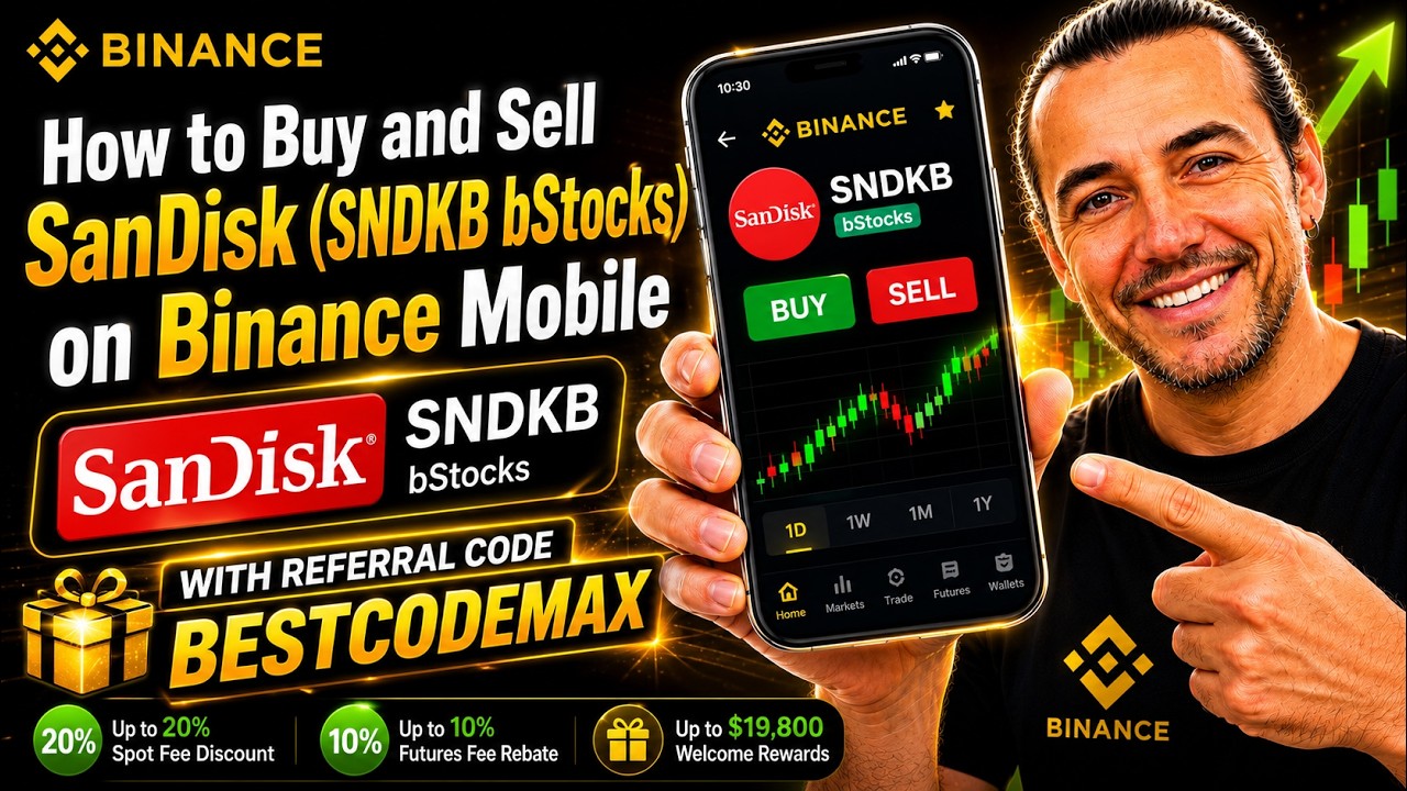 How to Buy and Sell SanDisk (SNDKB bStocks) on Binance
