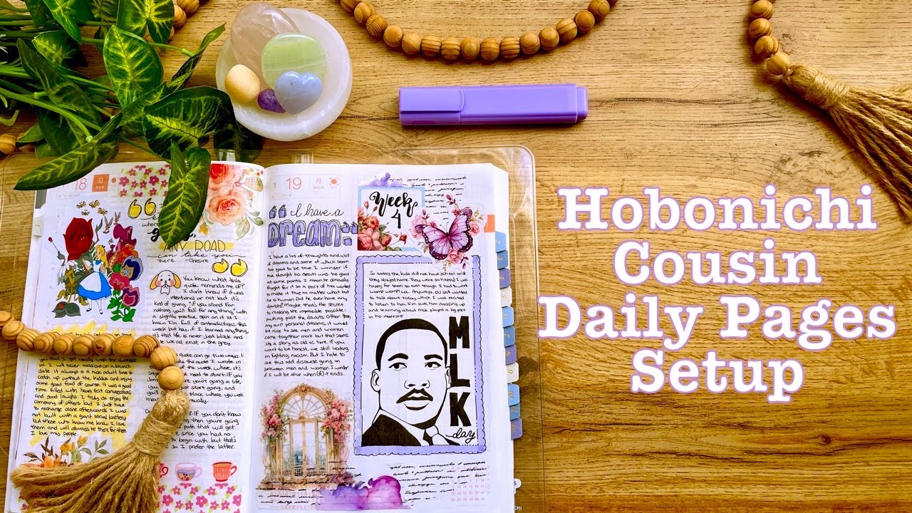 Hobonichi Cousin Daily Pages Setup | Week 4