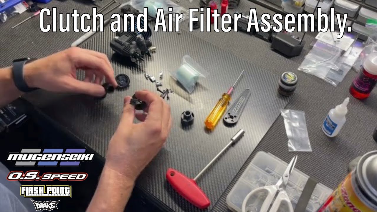 Clutch and Air Filter Assembly.