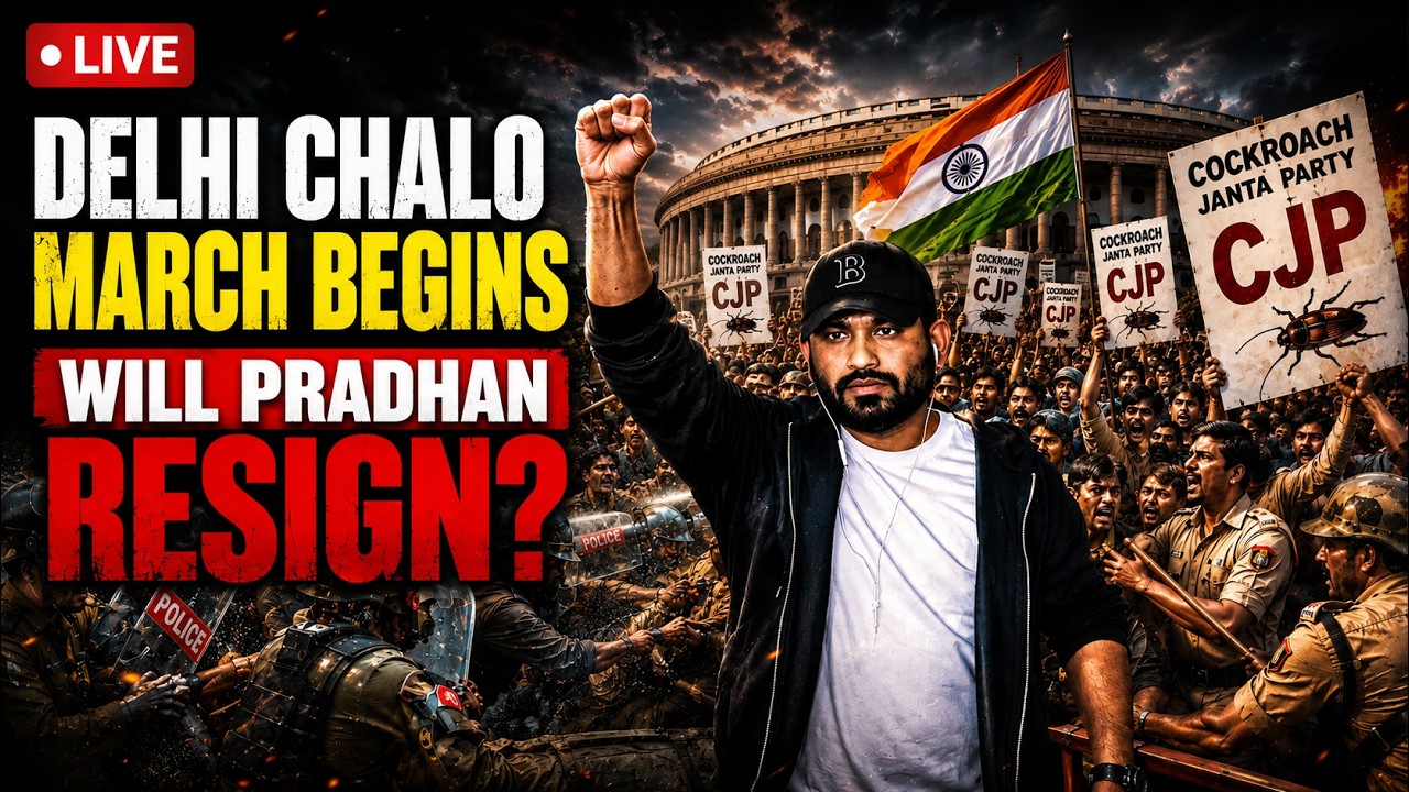 CJP Delhi Chalo March LIVE| Thousands Join Abhijeet Dipke&rsquo;s BIG MARCH After Wangchuk Detention