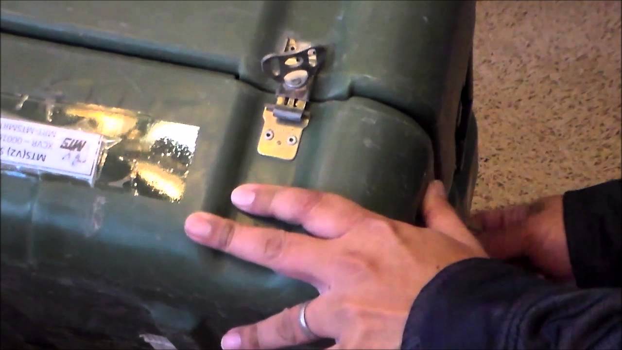 Used U.S. Military Surplus Hardigg Case