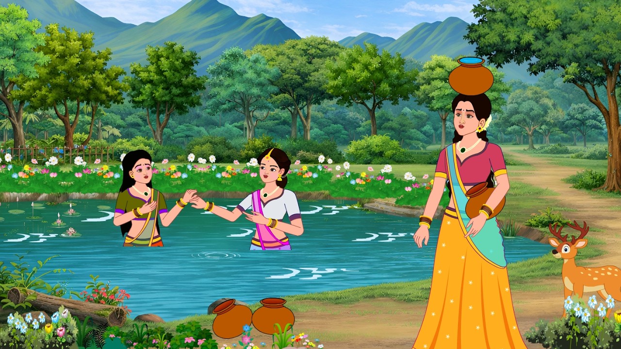 तीन बहनें और मधुना गांव का भयानक सच | Hindi Moral Story | Beti Bachao Kahani | Hindi Cartoon Story