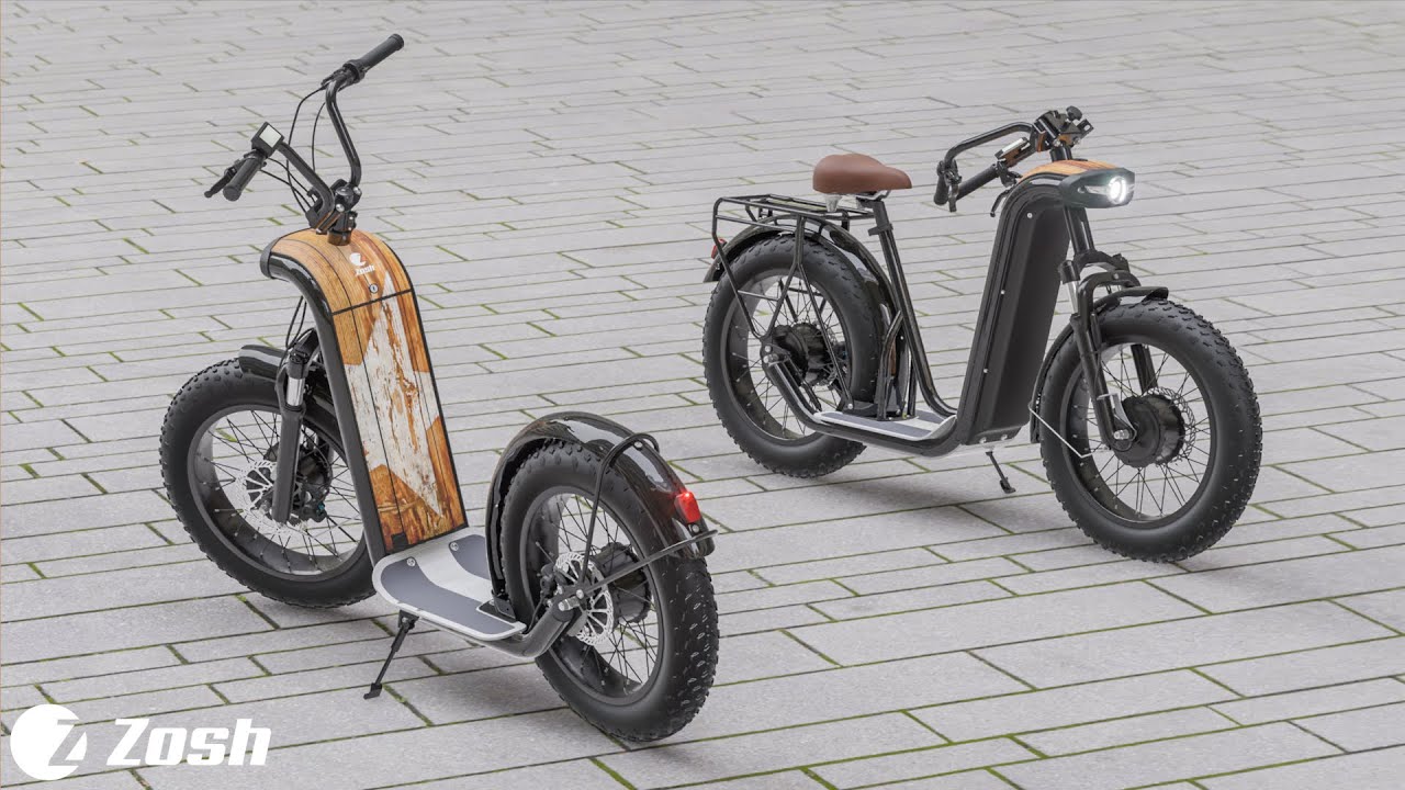 ZOSH Allroad | Trottinette &eacute;lectrique tout terrain fran&ccedil;aise id&eacute;ale pour camping-car