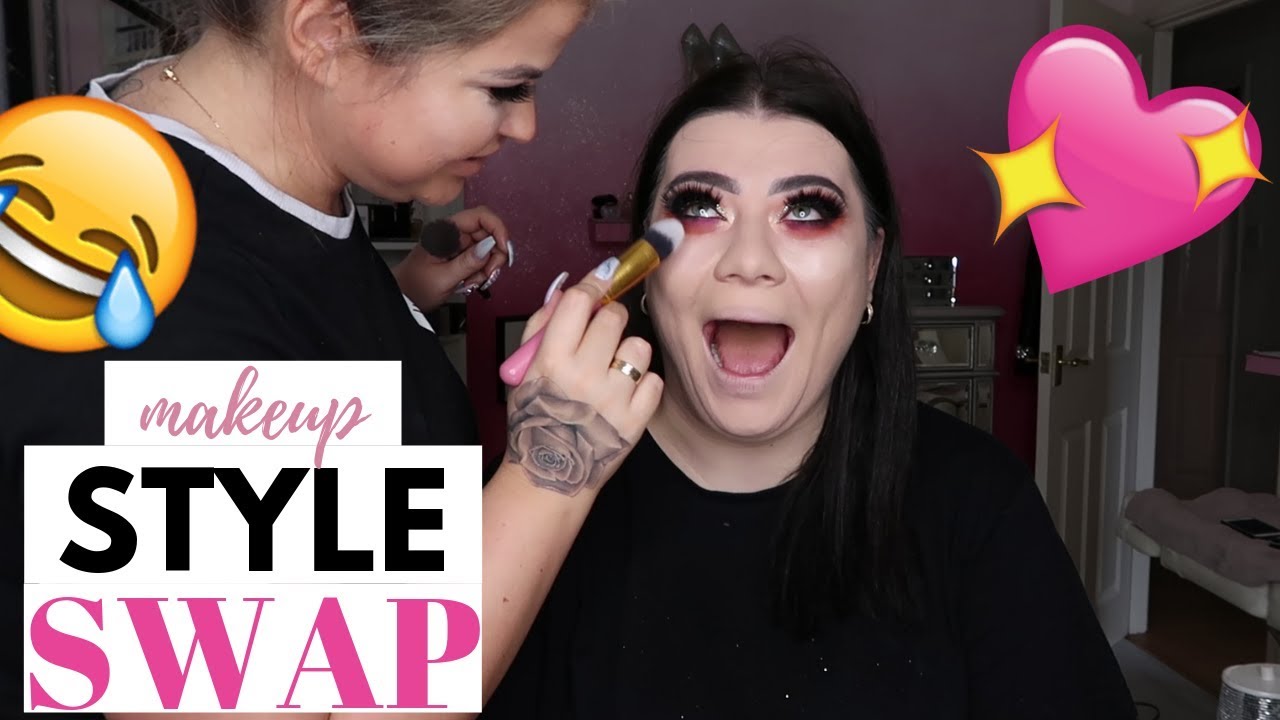 INNA YOUTUBERKA ZAMIENIA MNIE W BARBIE CZĘŚĆ I MAKEUP